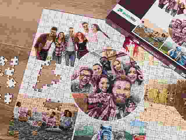 Collage di foto per puzzle