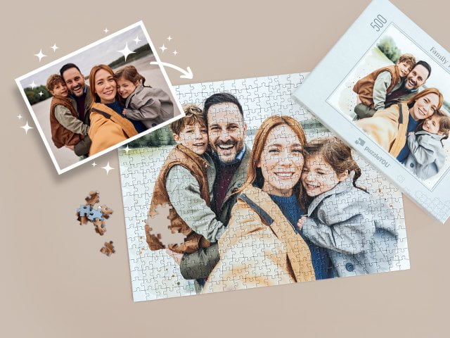 Puzzle personalizzato AI Art