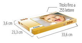 Dimensione della scatola del puzzle - foto puzzle 200 pezzi