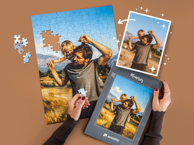 Puzzle personalizzato AI Art