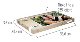 Dimensione della scatola del puzzle - foto puzzle 500 pezzi