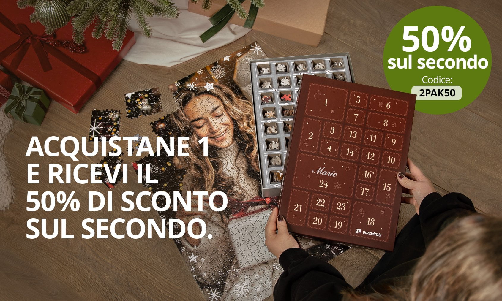 50% di sconto sul secondo