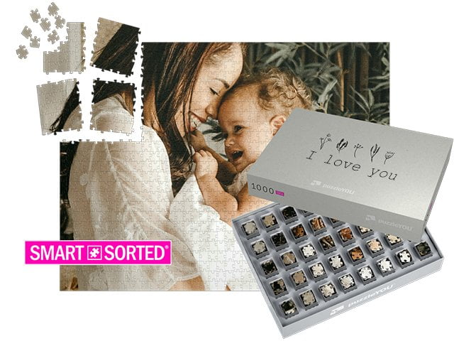 SMART SORTED® - Il puzzle a sorpresa per la festa della mamma - Scatole Fiori delicati