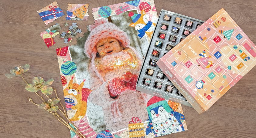 Puzzle-calendario dell‘avvento
