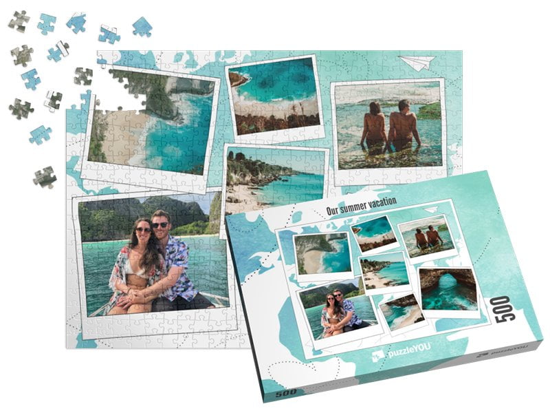 Foto collage personalizzati da 500 pezzi