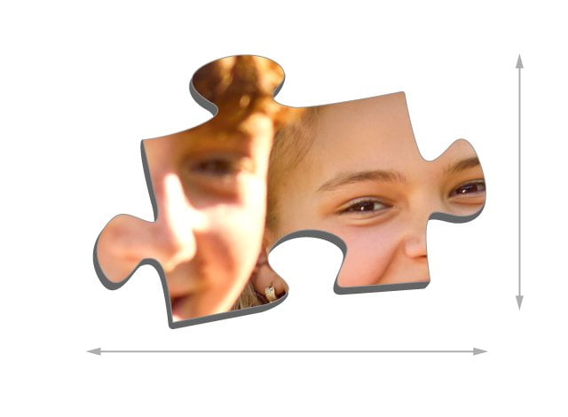 Dimensione dei pezzi