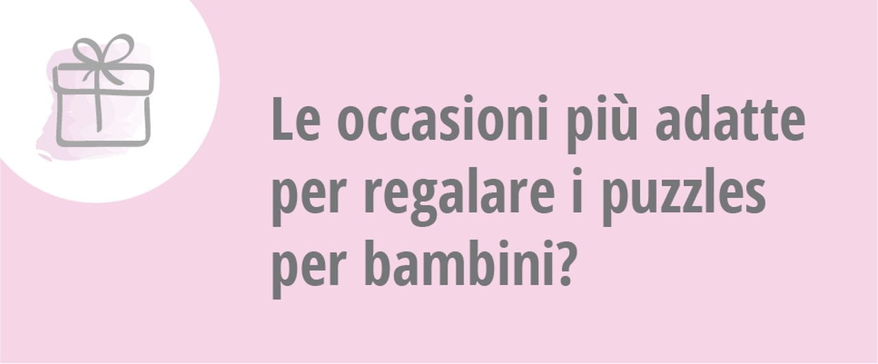 Occasioni regalo puzzle per bambini