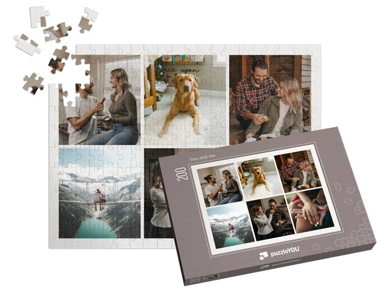 Foto collage personalizzati da 200 pezzi