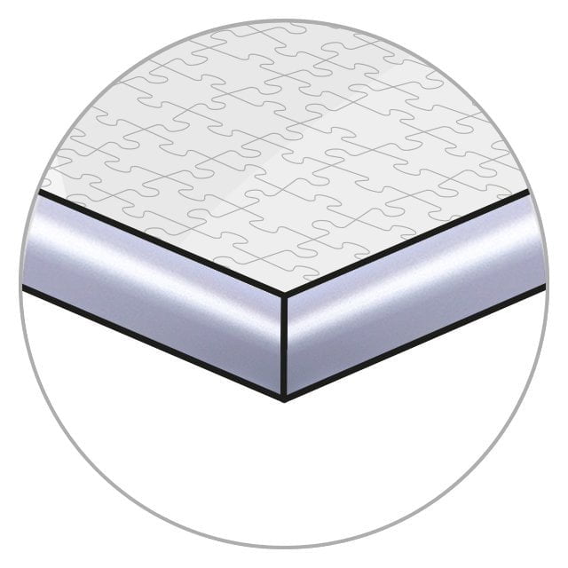 Cornice in alluminio