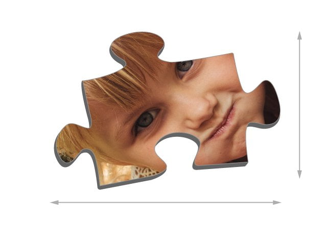 Dimensioni dei tasselli del puzzle 1000