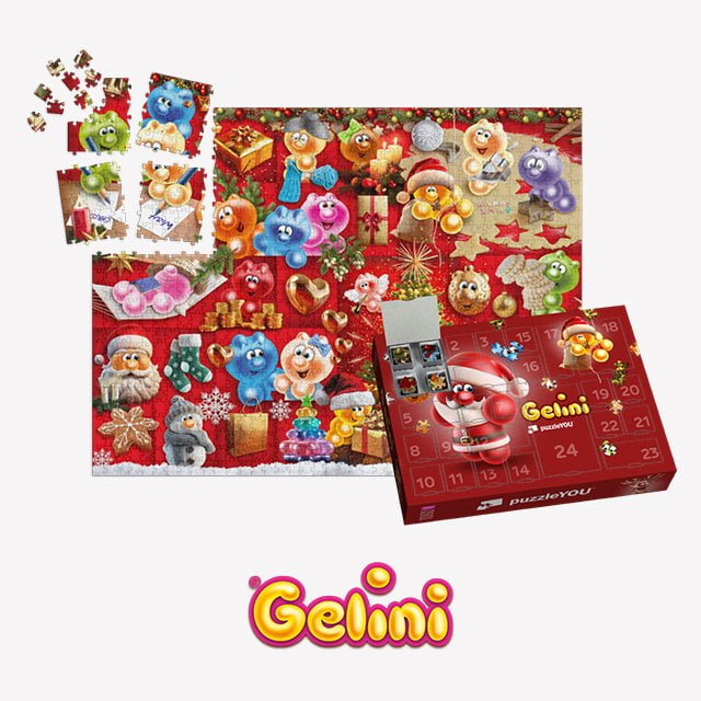 Puzzle calendario dell'Avvento Gelini | puzzleYOU
