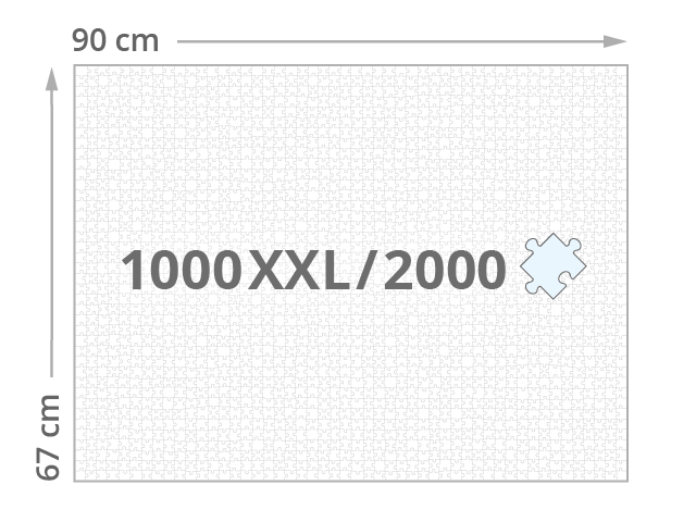 Dimensione 1000 XXL / 2000 pezzi