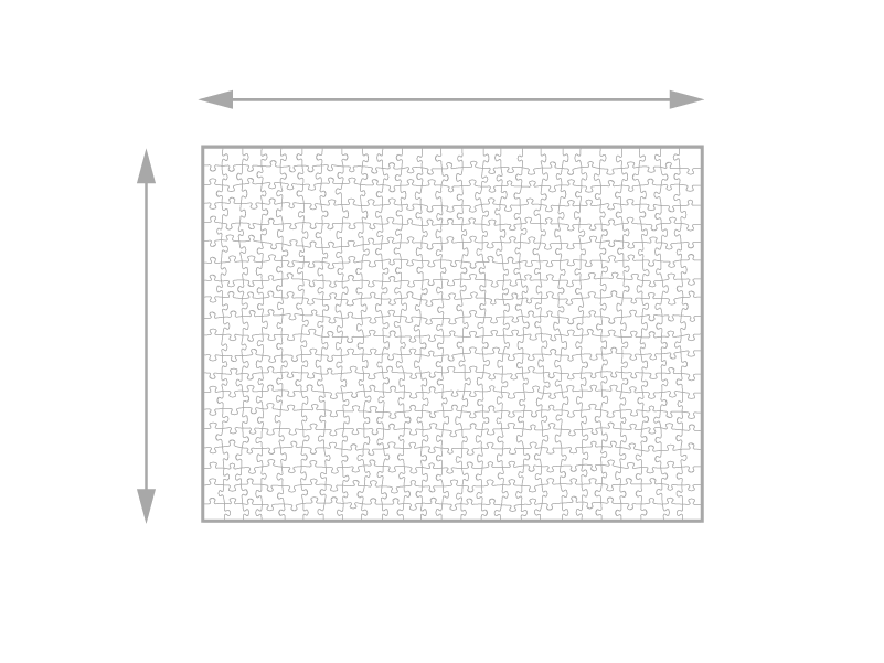 Dimensione del puzzle