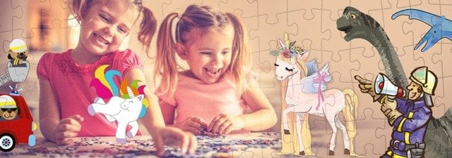 Puzzles per bambini con le proprie foto