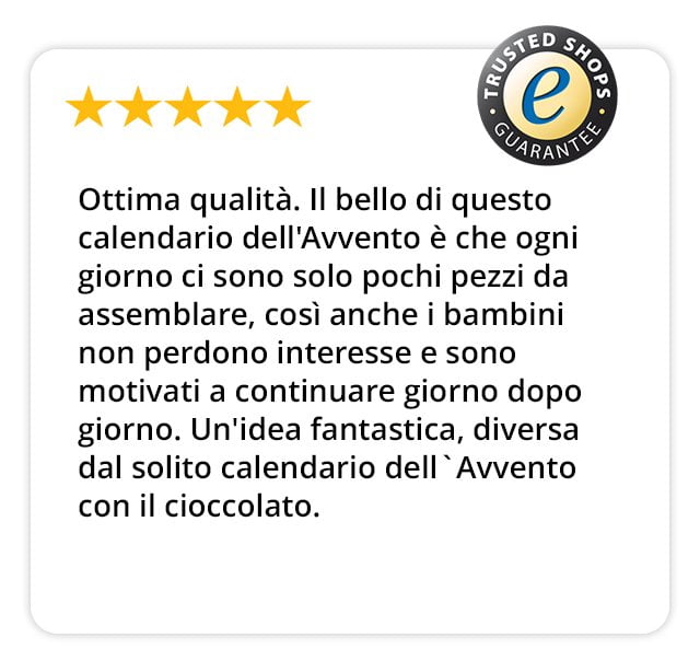 Recensioni sul calendario dell'Avvento per bambini