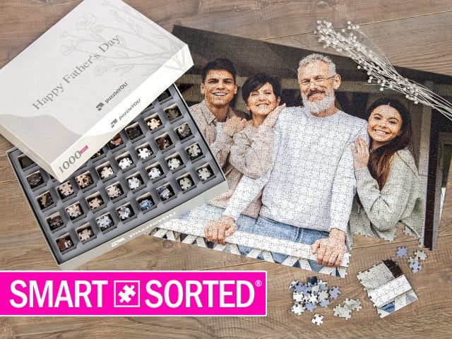 SMART SORTED® - il puzzle-sorpresa per la festa del papà