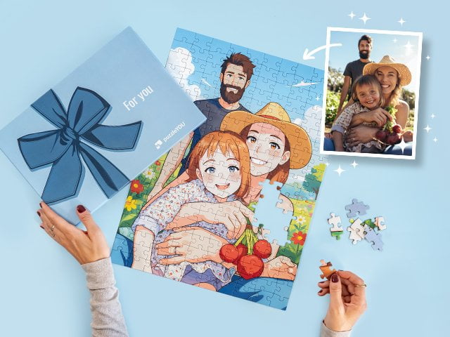 Puzzle personalizzato AI Art