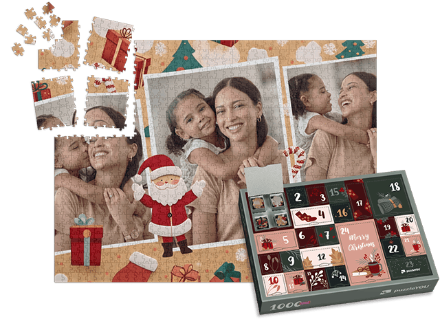 Puzzle-calendario dell’Avvento per bambini