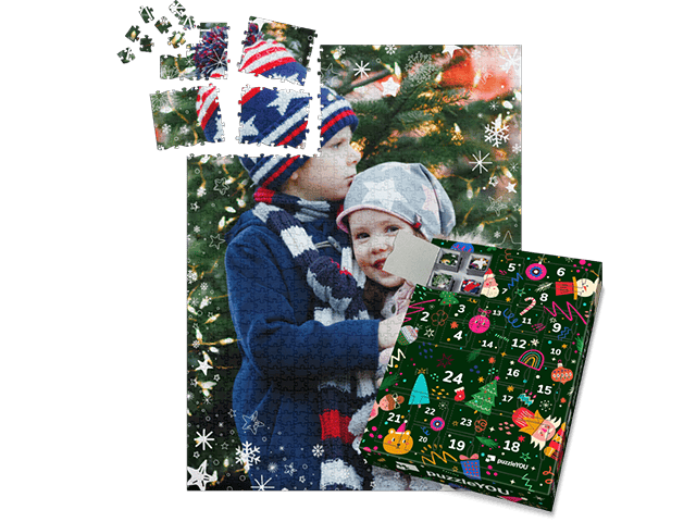 Puzzle-calendario dell’Avvento per bambini