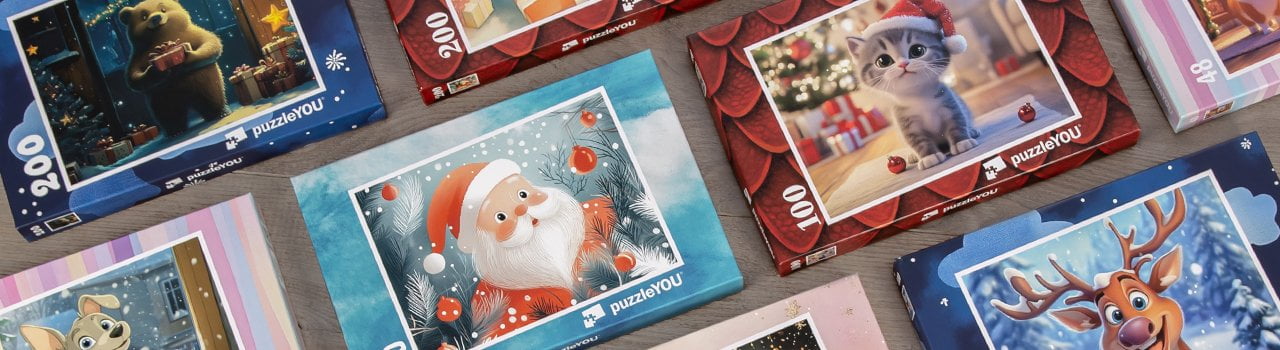 Immagini per puzzle per grandi e piccoli con numero di pezzi selezionabile