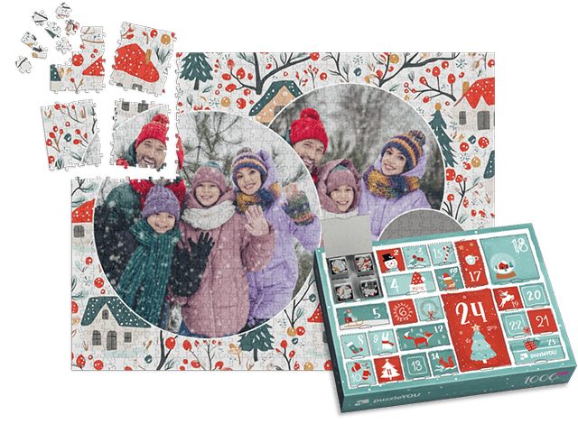 Puzzle-calendario dell’Avvento per bambini
