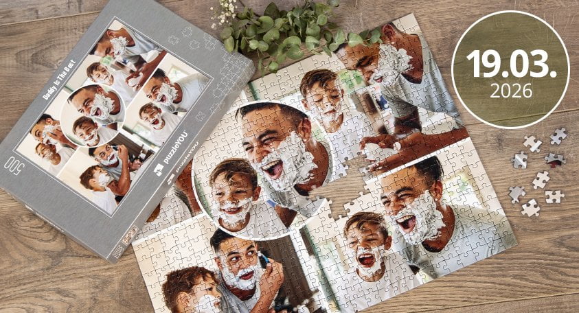Foto puzzle per la festa del papà