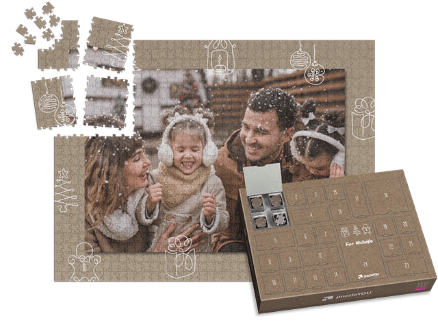 Puzzle-calendario dell’Avvento per bambini