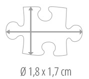 Dimensione del tassello del puzzle - foto puzzle 2000 pezzi