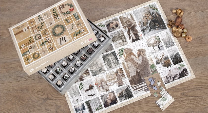 Puzzle-calendario dell‘avvento